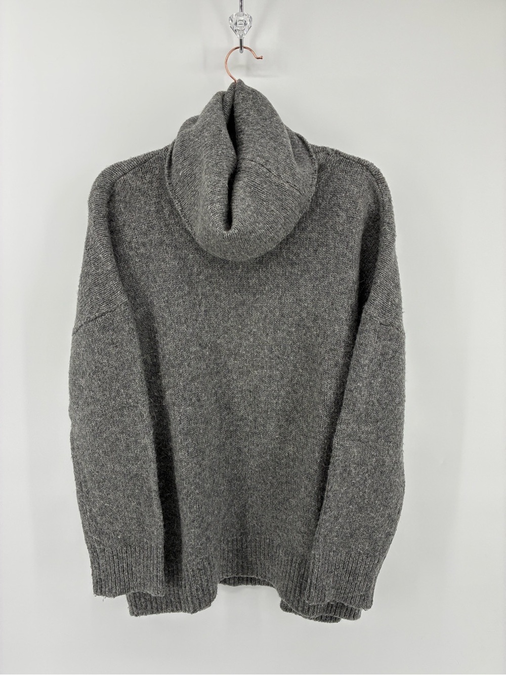 H&M Wool & Alpaca Blend Gray Turtleneck Sweater